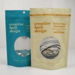 Smell Proof  Aluminum Foil Mylar Resealable Stand Up Pouches With Window