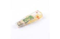 China Plastic Liquid USB Flash Drive Our Side Plastic Inside Duck Can Customized Made supplier