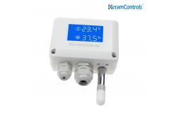 China Air Duct Mounted Temperature Humidity Transmitter Digital Output supplier