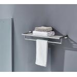25.7 Inch Bathroom Towel Racks Shelf Home Bath Accessory Set Wall Mounted for sale