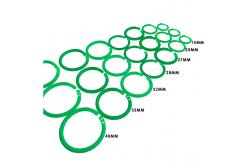 China Environmental Protection Double Buckle Opening Ring 18mm 22mm For Document Binding supplier