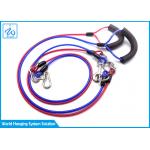 Safety Anti Bite Pet Tie Out Cable , Colorful Drawstring Heavy Duty Dog Cable for sale