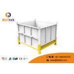 Transportation Stackable Metal Pallets Steel Pallet Bins Optional Color for sale