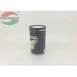 Custom Paper Tube Packaging / Cardboard Cylinder Containers For Sea Salt With Shaker Top for sale