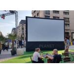 Advertising Blow Up Projector Screen PLAD-158 CE / UL Certificate Blower for sale