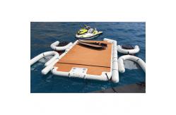 China Reinforced Grab Handles Drop Stitch Inflatable Jet Ski Dock For Boat supplier