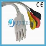 Mindray Telemetry 3 lead ecg cable with snap
