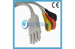 China Mindray Telemetry 3 lead ecg cable with snap supplier