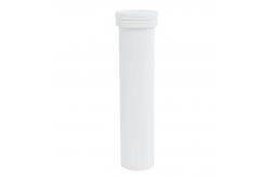 China Customized PP Material Effervescent Tablet Tube for White Vitamin C Tablets Packaging supplier