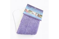 China 550GSM Blue Microfiber Wet Mop System With Hard Wire / Hard Silk Mop Head supplier