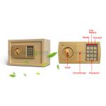 8.5L  31x20x20cm Electronic Digital Safe With 3 Bolts 2keys for sale