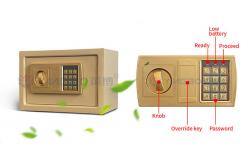 China 8.5L  31x20x20cm Electronic Digital Safe With 3 Bolts 2keys supplier