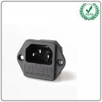High Quality 4 Pin AC Inlet Power Plug Socket Male Female Socket Connector With Fuse With CCC/KC/CE/UL Certification for sale