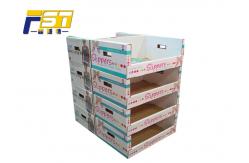 China Easy Assembling Cardboard Pallet Display Double Side Portable 4C Offset Printing supplier