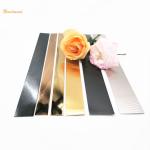 Black Polish Finish 304 Stainless Steel Tile Trim 0.55mm Thickness for sale