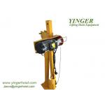 YINGER HOIST AC 220V 500kg Hydraulic Pickup Crane 4.2m Length Switch Cable For Crane Hoist hydraulic shop crane for sale