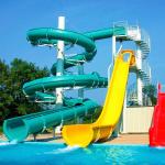 Outdoor Park Child Games Private Swimming Pool Water Slide Game Ride Amuse Adult for sale