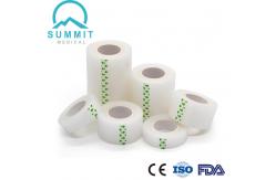 China 50mmX9.14m Hypoallergenic Adhesive Tape , Transparent Flexible Clear First Aid Tape supplier