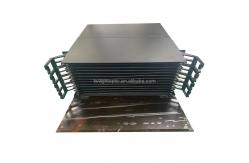 China LC Duplex Fiber Optic Patch Panel 430x200x46mm for Network Cabling supplier