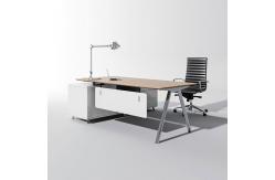 China Metal Frame ISO Office Executive Table Simple Layer White Executive Desk supplier