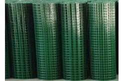 China Green PVC Coated Welded Wire Mesh High Tensile Strength For Construction Project supplier