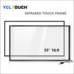YCLTOUCH 55 Inch Infrared Touch Frame High Precision Interactive Open Frame for sale