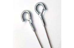 China Steel Wire Rope With Hook For Cable Display System supplier