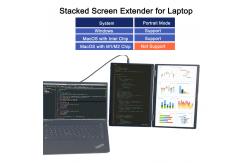 China Windows Compatible Lightweight Portable Dual Screen For Laptop supplier