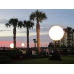 DMX And Dimmable Moon Balloon Light , Led Balloons For Outdoor Events for sale