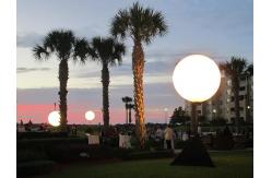 China DMX And Dimmable Moon Balloon Light , Led Balloons For Outdoor Events supplier