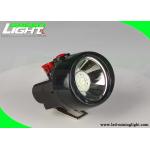 Mini Size 143g Rechargeable LED Headlamp 2800mAh 4000lux Black Shell For Outdoor Mining for sale
