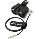 RED DSMC3 5 Pin To Dual XLR Adapter For RED V-Raptor ARRI Alexa Z-CAM-E2 Camera 5 Pin Male To Two XLR 3 Pin Female for sale