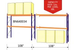 China 10’ Tall Teardrop Pallet Rack System Full Welded Upright Frame And Step Beam supplier