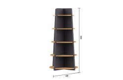 China Portable 180cm Wooden Brochure Display Stands Configurable Beverage Display Racks supplier