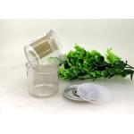 80ml Small Easy Open Clear Pet Jars For Preserved Fruit Packaging 53x53mm