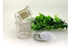 China 80ml Small Easy Open Clear Pet Jars For Preserved Fruit Packaging 53x53mm supplier