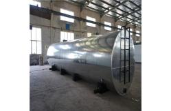 China Thermal Oil Heating Asphalt Heating Tank Cuboid Shape With Rock Wool Insulation supplier