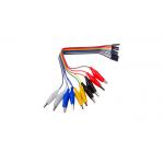 Electric Test Lead 20cm 10pin Electrical Jumper Wire Female With Crocodile Clip for sale