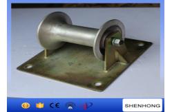 China Abrasion Resistant Cable Pulling Pulley Lightweight Ground Cable Pulling Rollers supplier