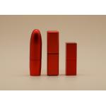 Small Volume Red Lip Balm Tubes , Customized Lipstick Containers for sale