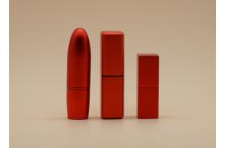 China Small Volume Red Lip Balm Tubes , Customized Lipstick Containers supplier