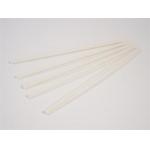 White Disposable Organic Wheat Straw , 6mm Bamboo Fiber Boba Straws for sale