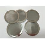 Plain / Twill Weave Round Fine Mesh Filter , Mesh Water Filters Stainless Steel for sale
