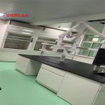 White Lab Benches  With Drawers Featuring Insertion Aluminum Alloy Handle