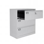 Steel Three Drawer File Cabinet Storage Steel Fling Cupboard for sale