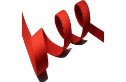 China Bodybuilding Latex Resistance Band Polyester Elastic Webbing 2.5cm Red supplier