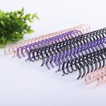 Pitch 2:1 Wire Steel Double Loop 3/4'' Metal Spiral Binding Coil Notebook Use for sale