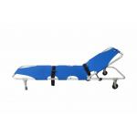 185CM Folding Rescue Wheeled Emergency Room Stretcher 60 Deg Hospital Ambulance