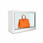 10 Point Touch Clear LCD Display Infrared Transparent LCD Display For Retail for sale