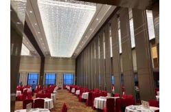 China Fabric Finish Space Saving Movable Acoustic Partition Wall For Conference Room supplier